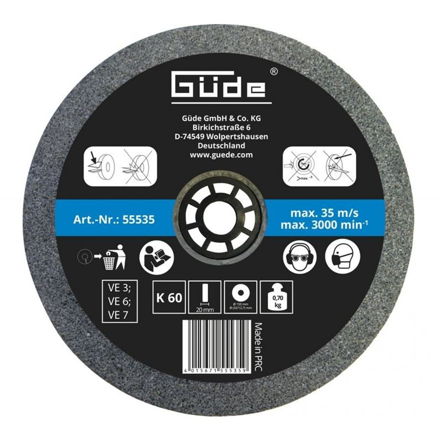 GÜDE Brúsny kotúč 150 mm/K60 55535