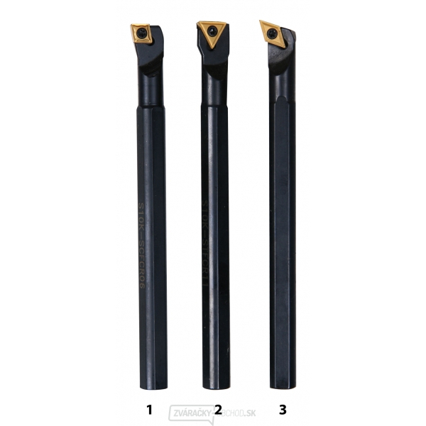 Vnitřní soustružnické nože HM 10 mm, sada - 3 ks