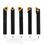 Soustružnické nože HM 8 mm, sada - 5 ks Soustružnické nože HM 8 mm, sada - 5 ks gallery main image