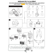 KOWAX Speed Air® Predfilter pre dýchaciu jednotku (pos.B-4.) balenie 5 ks Náhľad