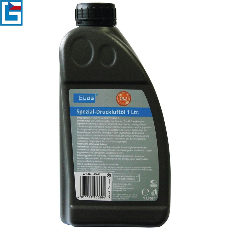 GÜDE Olej pre pneumatické náradie, 1l 40060