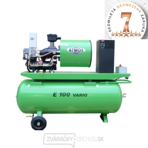 Skrutkový kompresor Atmos Albert E.100 Vario + vzdušník + sušička Skrutkový kompresor Atmos Albert E.100 Vario + vzdušník + sušička gallery main image