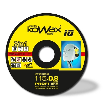Řezný kotúč KOWAX 115x0,8x22,2 KWXRK11508v