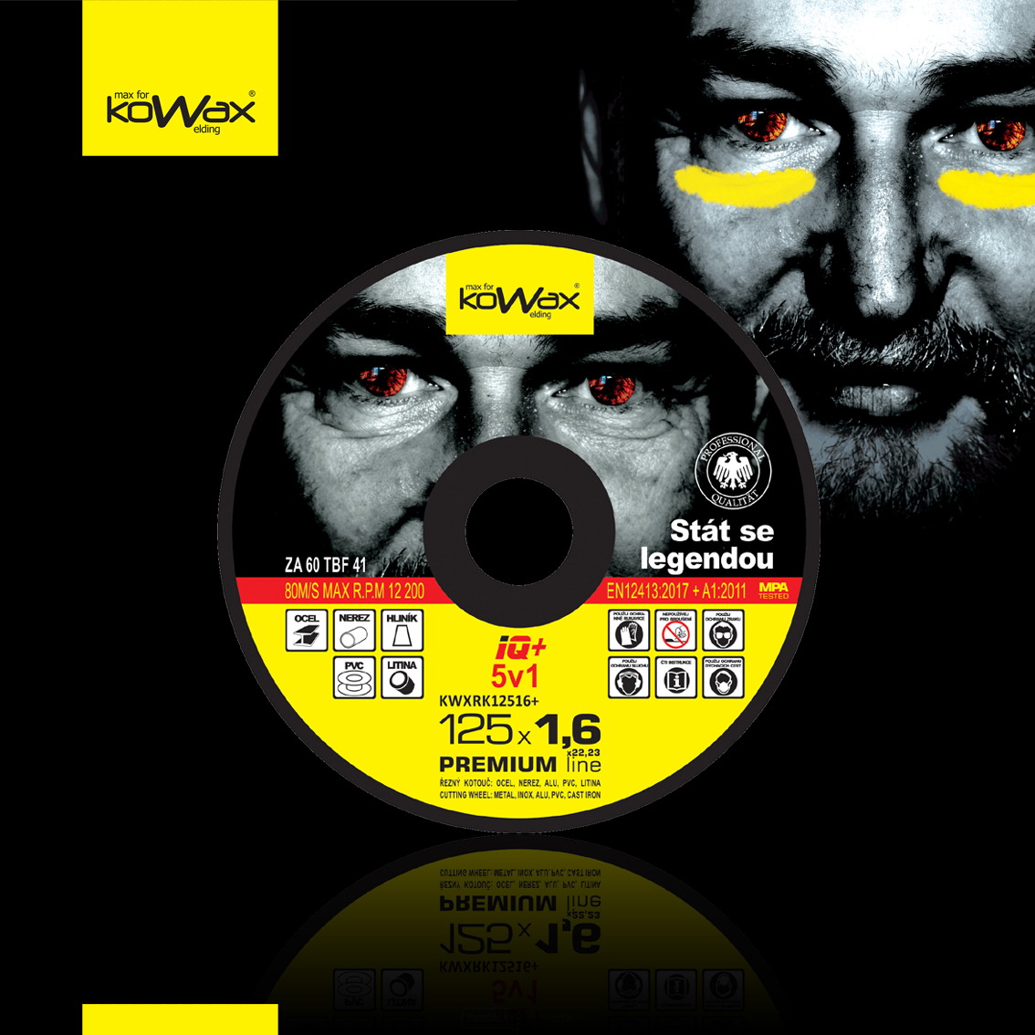 Rezný kotúč KOWAX IQ+ 5v1 125x1,6mm