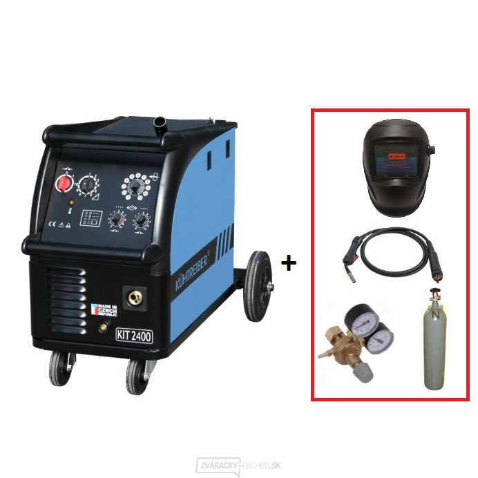 KIT 2400 Standard 4-kladka + horák + ventil + samostmievacia kukla + fľaša CO2 plná