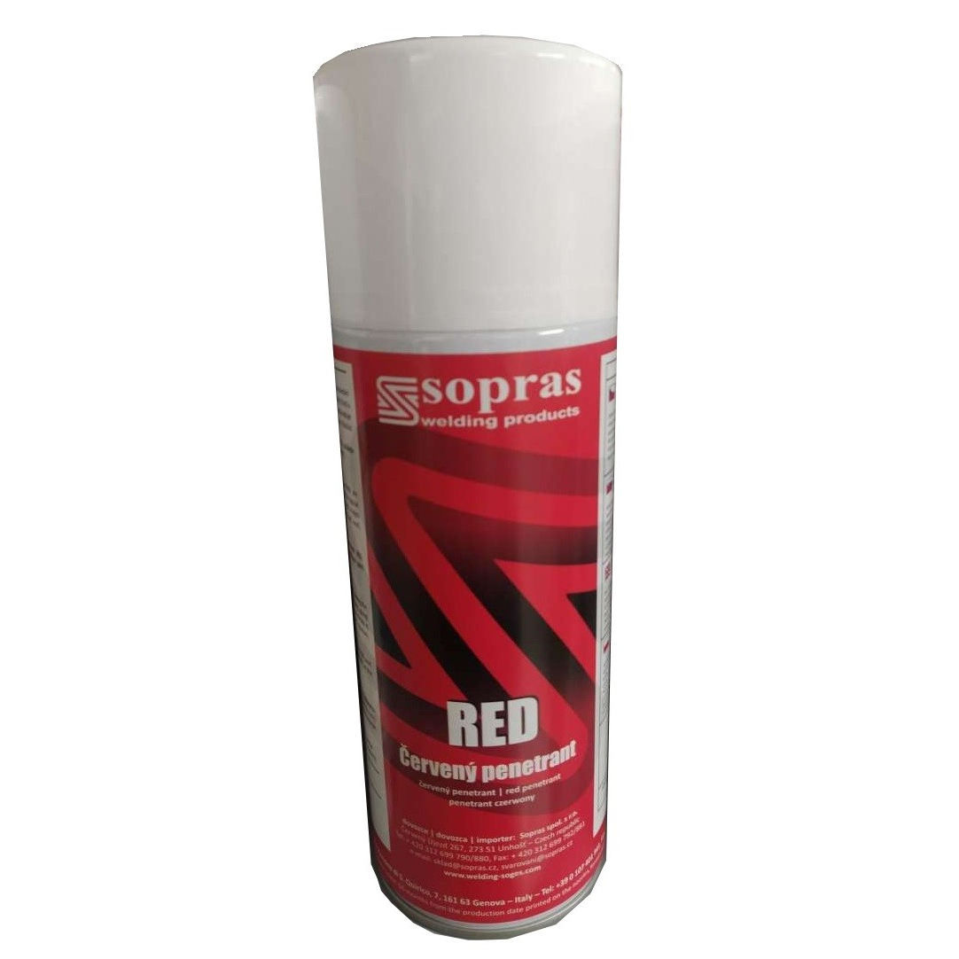 RED červený penetrant 400ml