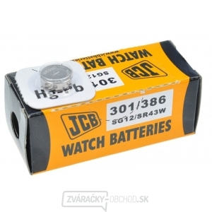 JCB hodinkové batéria typ 301/386, balenie 10ks