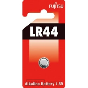Fujitsu alkalická batéria LR44, blister 1ks