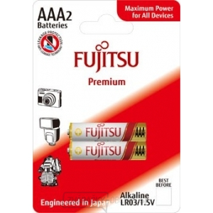 Fujitsu Premium Power alkalická batéria LR03/AAA, blister 2ks