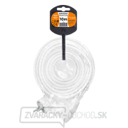 Solight predlžovací kábel - spojka, 1 zásuvka, biela, 10m Náhľad