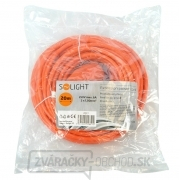 Solight predlžovací kábel - spojka, 1 zásuvka, oranžová, 20m Náhľad