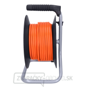 Solight predlžovací kábel na bubne, 4 zásuvky, oranžový kábel, čierny bubon, 20m Náhľad Solight predlžovací kábel na bubne, 4 zásuvky, oranžový kábel, čierny bubon, 20m Náhľad