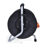 Solight predlžovací kábel na bubne, 4 zásuvky, oranžový kábel, čierny bubon, 20m Solight predlžovací kábel na bubne, 4 zásuvky, oranžový kábel, čierny bubon, 20m náhled