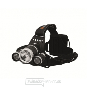 Solight LED čelové svietidlo SUPER POWER, 900lm, 3x Cree LED, 4x AA