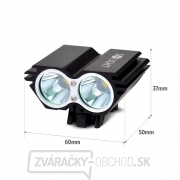 Solight nabíjacie LED cyklo a čelové svietidlo, 1100L, 2x Cree XML-T6 LED, Li-Ion Náhľad