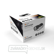 Solight kovová baterka malá, 1W LED, čierna, 1x AA Náhľad