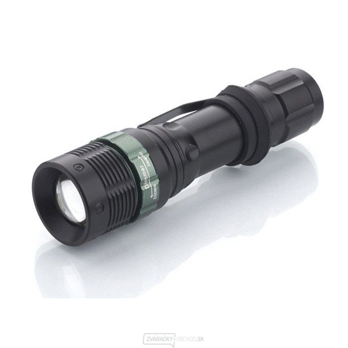 Solight kovové svietidlo, 3W CREE LED, čierna, fokus, 3x AAA