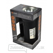 Solight LED svietidlo 2v1, 3W CREE + 6x SMD LED, čierna, 3 x AA Náhľad