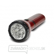 Solight nabíjacie LED svietidlo, plug-in, Pb 800mAh, 9x LED, červenočierna Náhľad