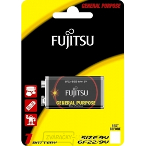 Fujitsu zinková batéria 9V, blister 1ks