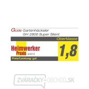 Elektrický štiepkovač konárov Gude GH 2800 Super Silent náhled