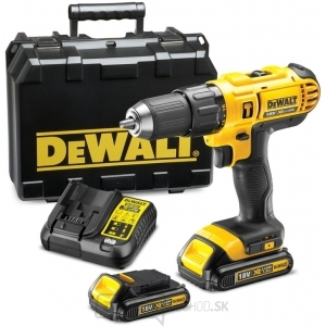 Aku príklepová vŕtačka/skrutkovač DeWALT DCD776C2 18V, 2x1,3Ah