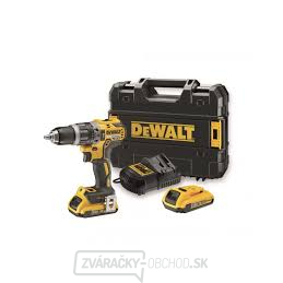 Aku bezuhlíková vŕtačka/skrutkovač s príklepom DeWALT DCD796D2 18V XR Li-Ion 2x2,0 Ah + kufor gallery main image
