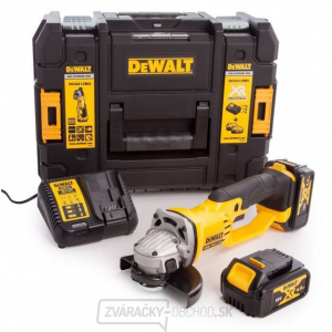 Aku uhlová brúska 125mm DeWalt DCG412M2 18V XR 2x4,0Ah + kufor Aku uhlová brúska 125mm DeWalt DCG412M2 18V XR 2x4,0Ah + kufor gallery main image