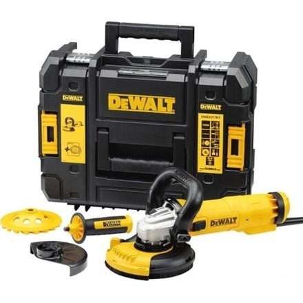 DWE4217KT Uhlová brúska 125mm 1200 W + set na brúsenie betónu DeWALT