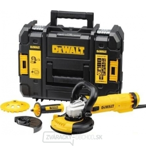 DWE4217KT Uhlová brúska 125mm 1200 W + set na brúsenie betónu DeWALT