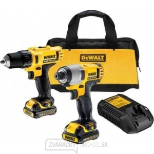 DCK211C2 Sada aku náradie XR Li-Ion (aku vŕtačka DCD710, rázový skrutkovač DCF815) DeWalt