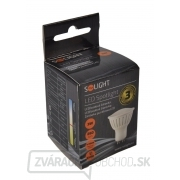 Solight LED žiarovka, bodová, 3W, GU10, 4000K, 260lm, biela Náhľad