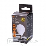 Solight LED žiarovka, miniglobe, 6W, E14, 6000K, 450lm Náhľad