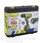 Aku vŕtací skrutkovač EXTOL Craft 14,4 V Li-ion, 1500mAh náhled