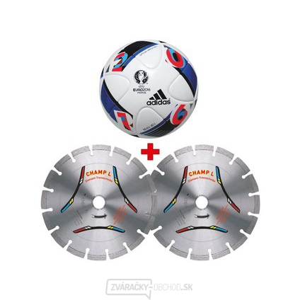 Kotúče dia 230mm CHAMPION LASER 2ks + míč