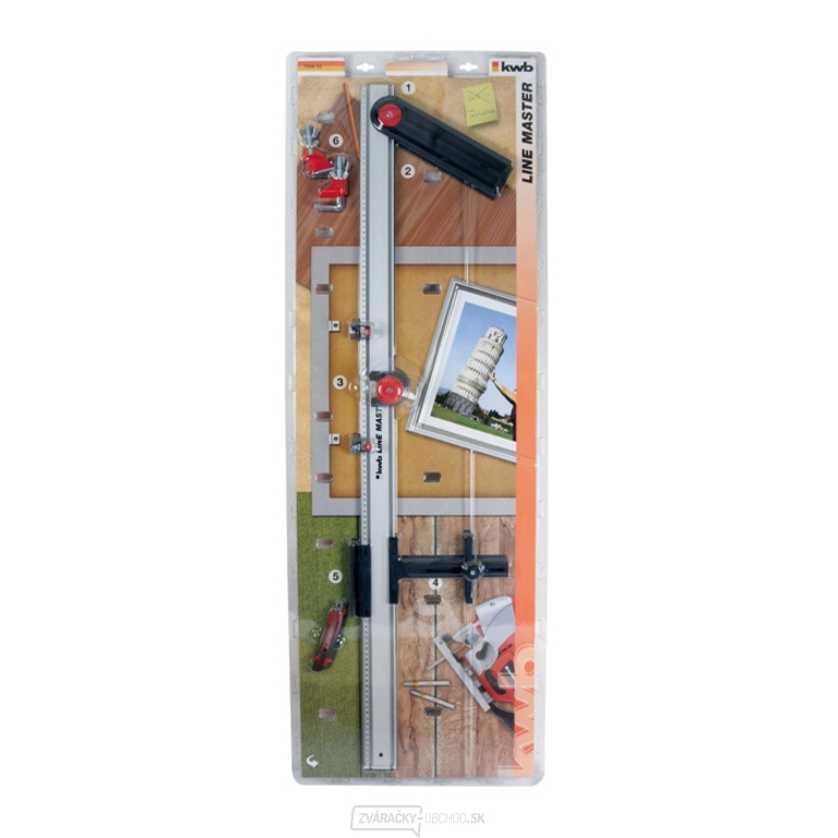 Line Master Set 10 ks KWB - pravítko 120 cm
