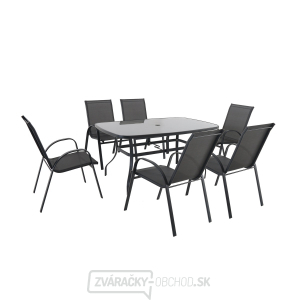 Verona 6+ - zostava nábytku z kovu (6x židle + 1x stůl)