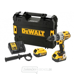 Aku trojrýchlostná príklepová vŕtačka 18V, 2x 5,0 Ah DeWALT DCD996P2 FLEXVOLT + kufor gallery main image