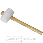 Palička gumová, 55mm biela pryž gallery main image