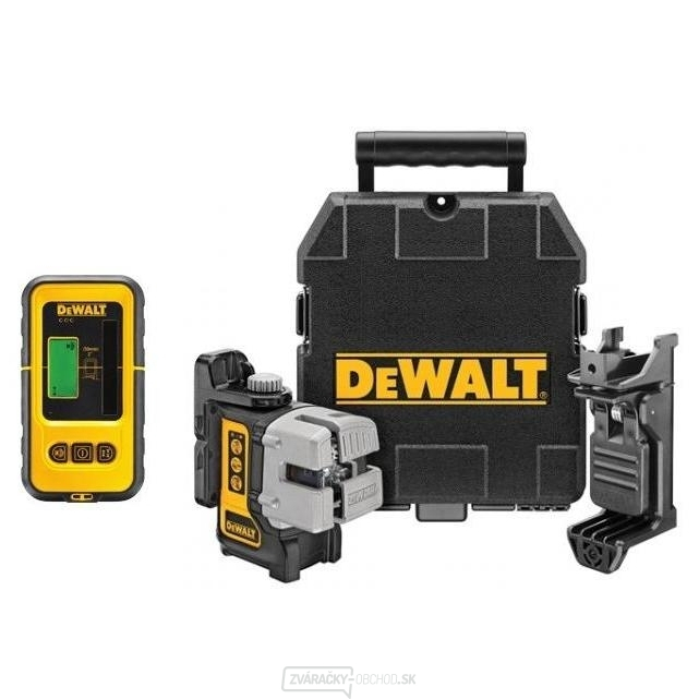 DW089KD samonivelačný krížový laser s prijímačom DeWALT gallery main image