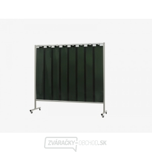 Zváracia zástena OMNIUM GREEN 9-LAMELY 200x215 cm Zváracia zástena OMNIUM GREEN 9-LAMELY 200x215 cm gallery main image