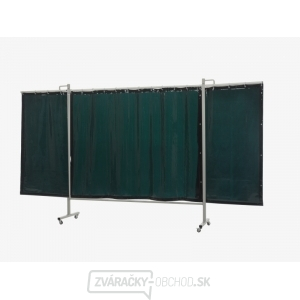 Ochranná zváracia zástena Omnium Triptych GREEN 6 200x375 cm gallery main image