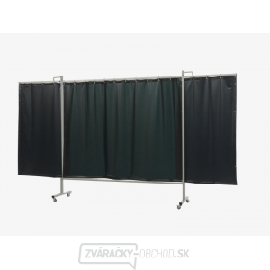 Ochranná zváracia zástena Omnium Triptych GREEN 9 200x375 cm gallery main image