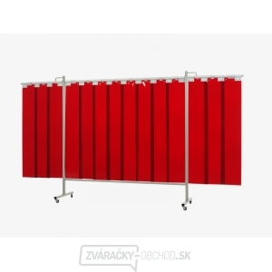 Ochranná zváracia zástena Omnium Triptych- lamely 200x375 cm Ochranná zváracia zástena Omnium Triptych- lamely 200x375 cm gallery main image