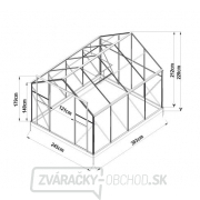 Skleník KOMFORT 7550 STRONG - 22 Skleník KOMFORT 7550 STRONG - 22 náhled