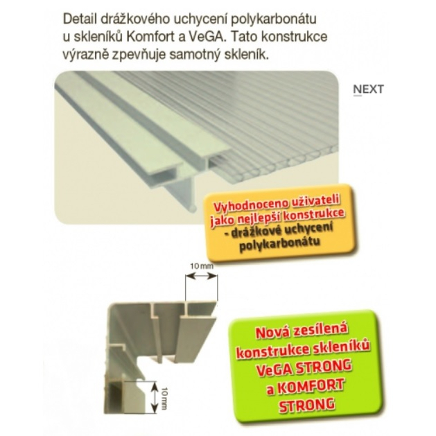 Skleník KOMFORT 9000 STRONG - 22 Náhľad