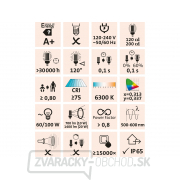 Reflektor LED, nabíjacie s podstavcom, 700/1400lm, Li-ion náhled