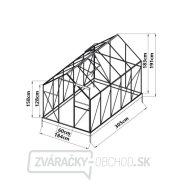 Hliníkový skleník VeGA 6000 STRONG-22 náhled