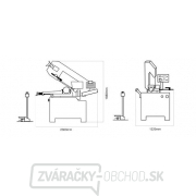 Pásová píla na kov PILANA PMS 270/350 HAD Náhľad