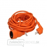 Solight predlžovací kábel - spojka, 1 zásuvka, oranžová, 10m gallery main image